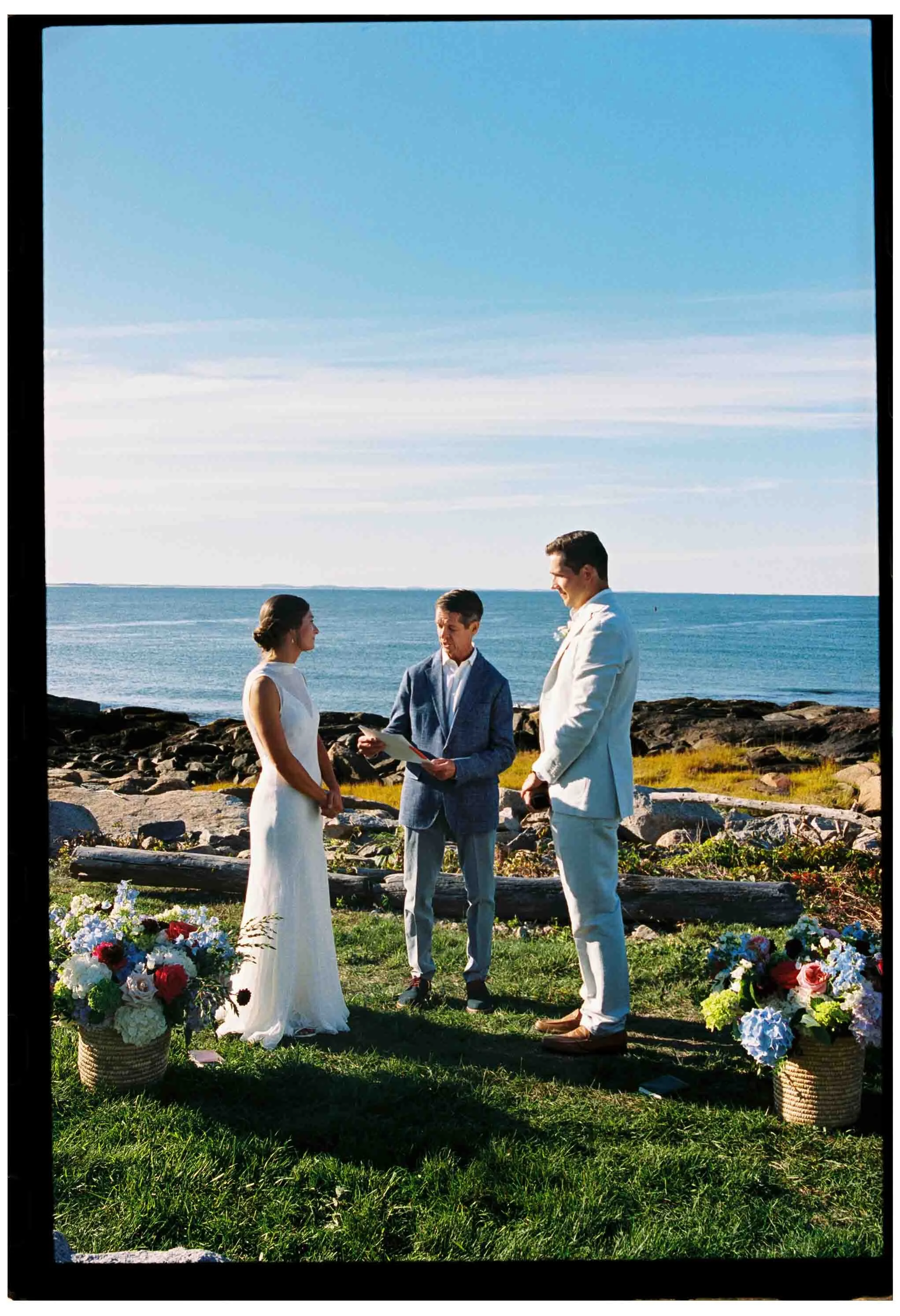 Brianna &amp; Jack : Intimate Wedding in Gloucester, MA shot on film