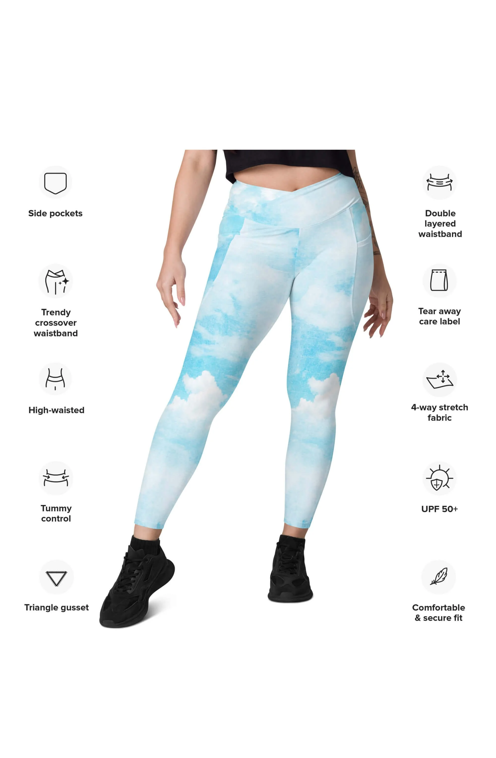 Jessie Zhao Leggings In Sky — JessieZhao