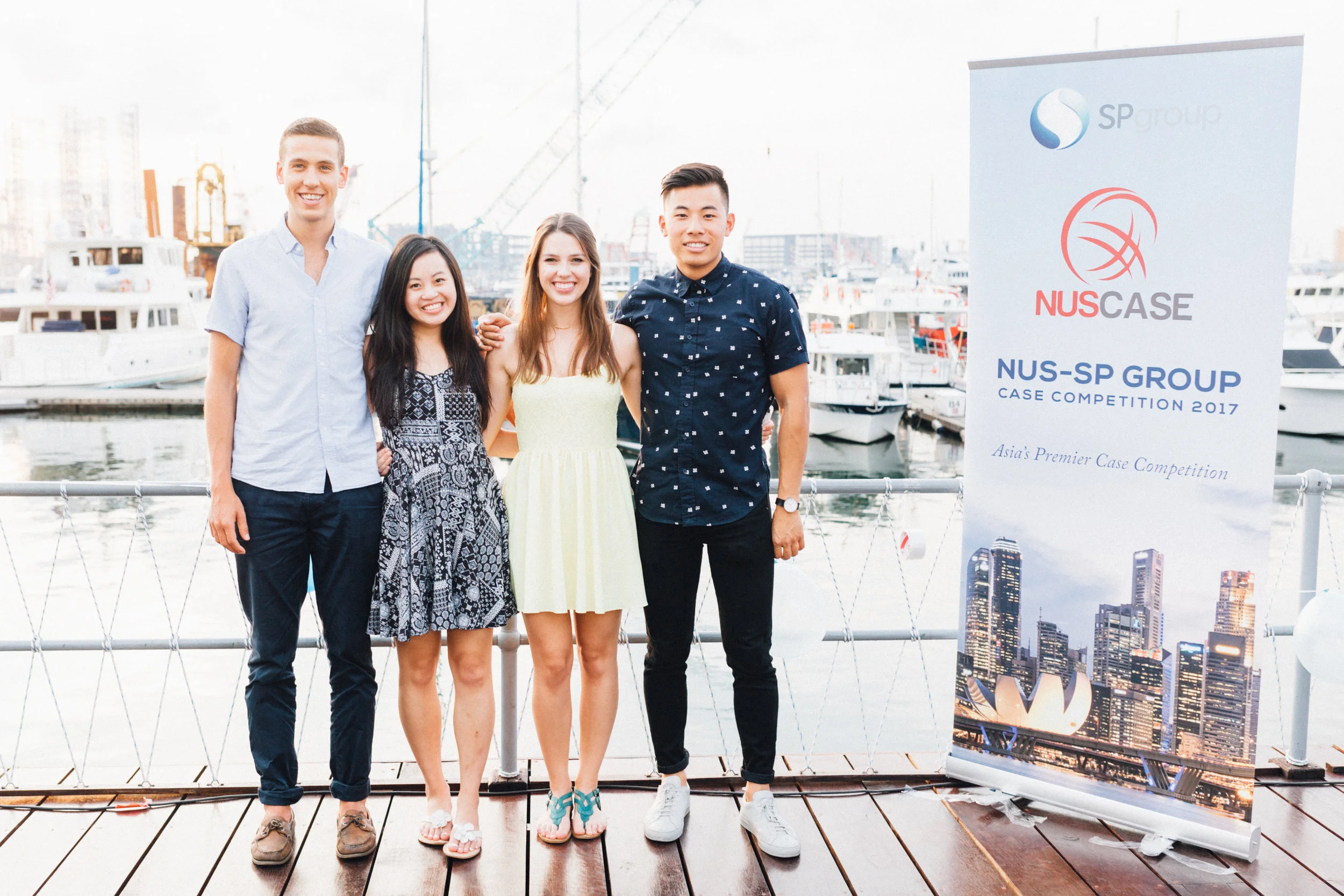 1st place finish and best speaker @ NUS-SP Group Case Competition (Singapore) September 2017