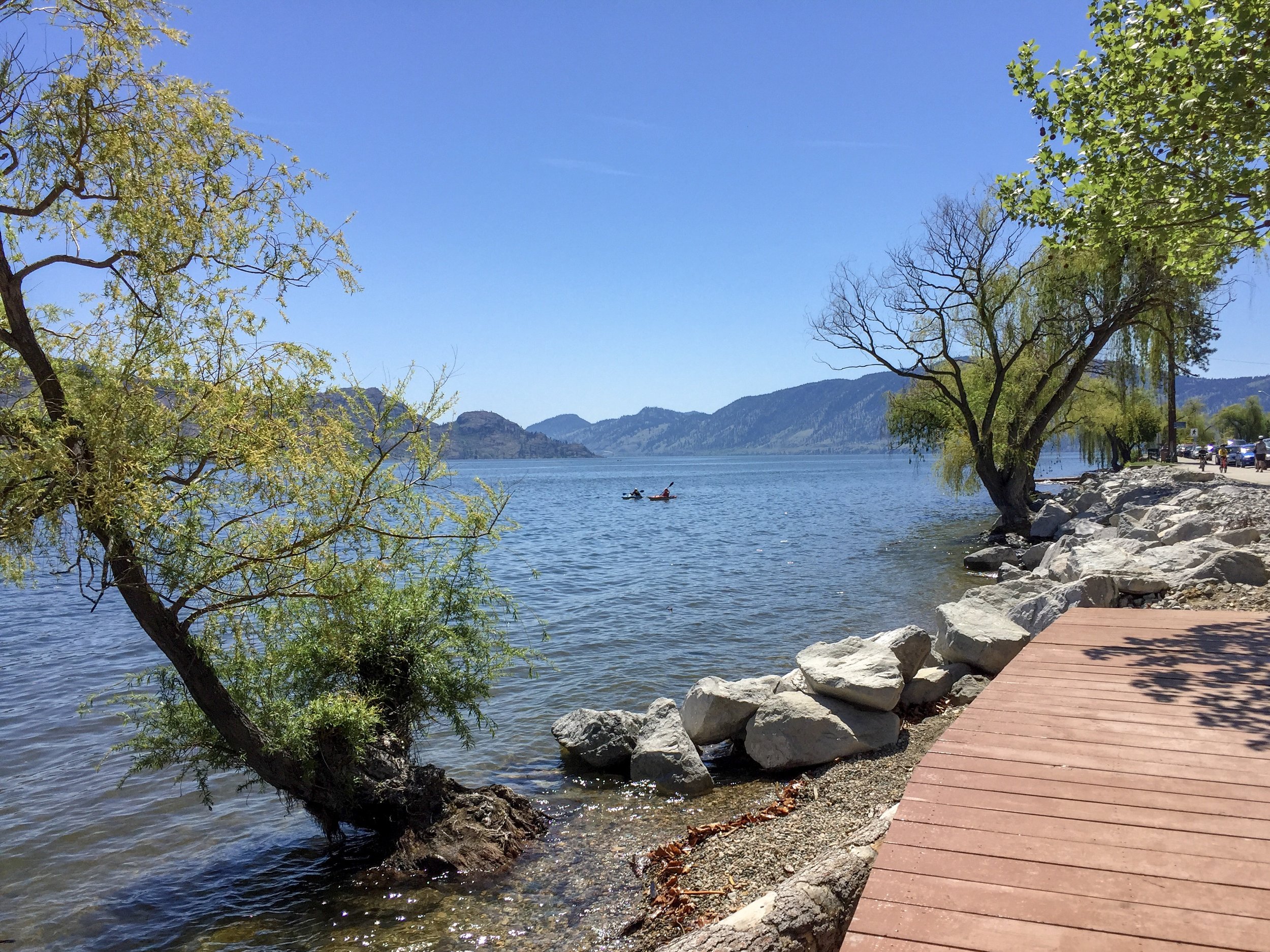 Swim Bay Beach Avenue Downtown Peachland