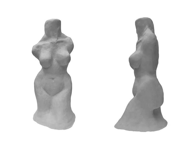  Fem Spirit  Clay  11 inches x 4inches x 4 inches   