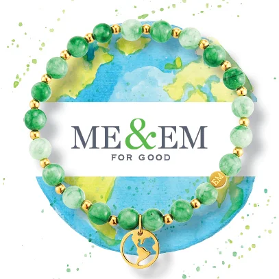 Earth Charm Bead Bracelet