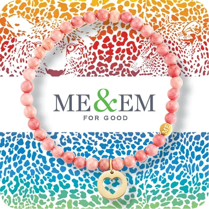 Heart Charm Bead Bracelet