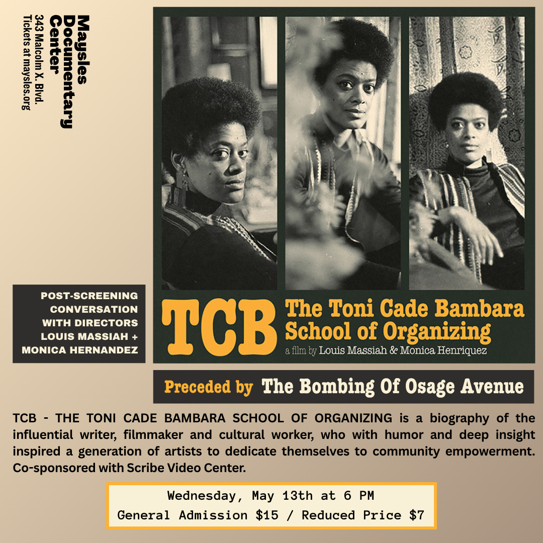 Tcb toni cade bambara school of organizing