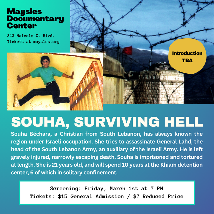 Surviving Hell SOUHA, SURVIVING HELL — maysles documentary center