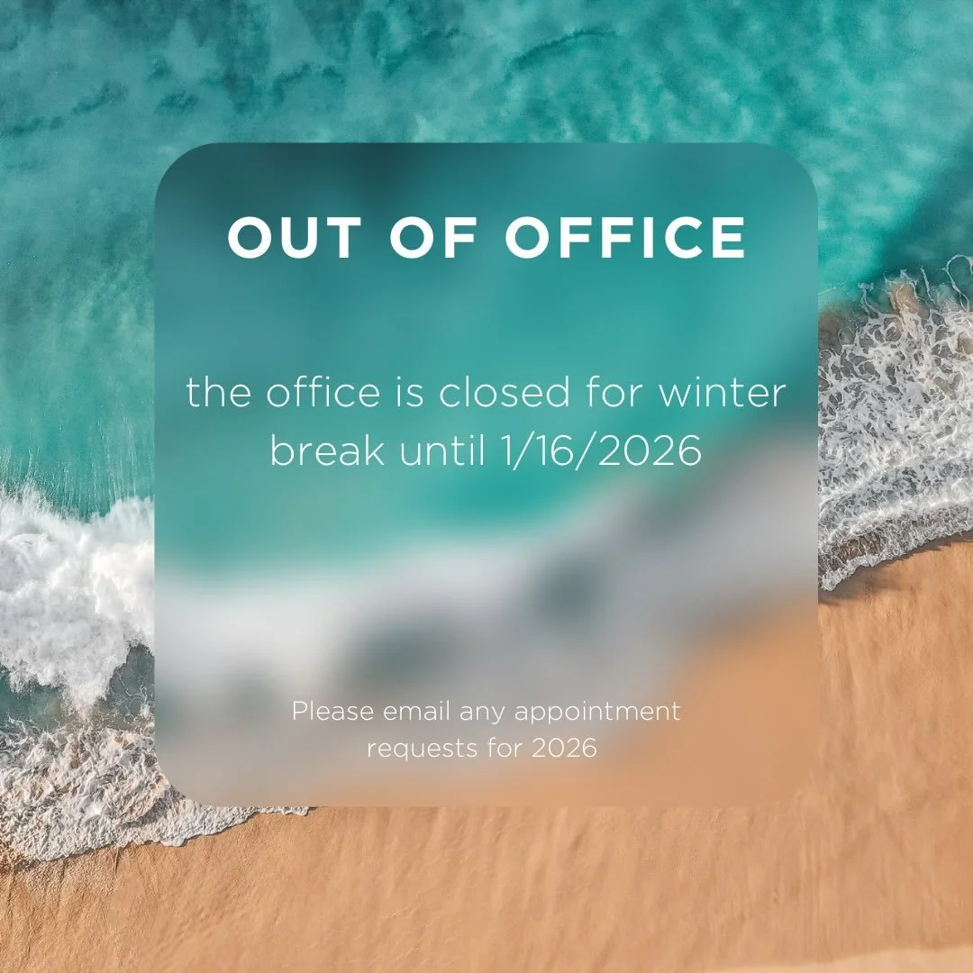 ☀️ V A C A T I O N  M O D E 🐠

I&rsquo;m headed out of town for the next few weeks to relax and spend time with family in Thailand and Bali! The office will be closed from December 23rd until January 15th. 

If you want to schedule an acupuncture ap