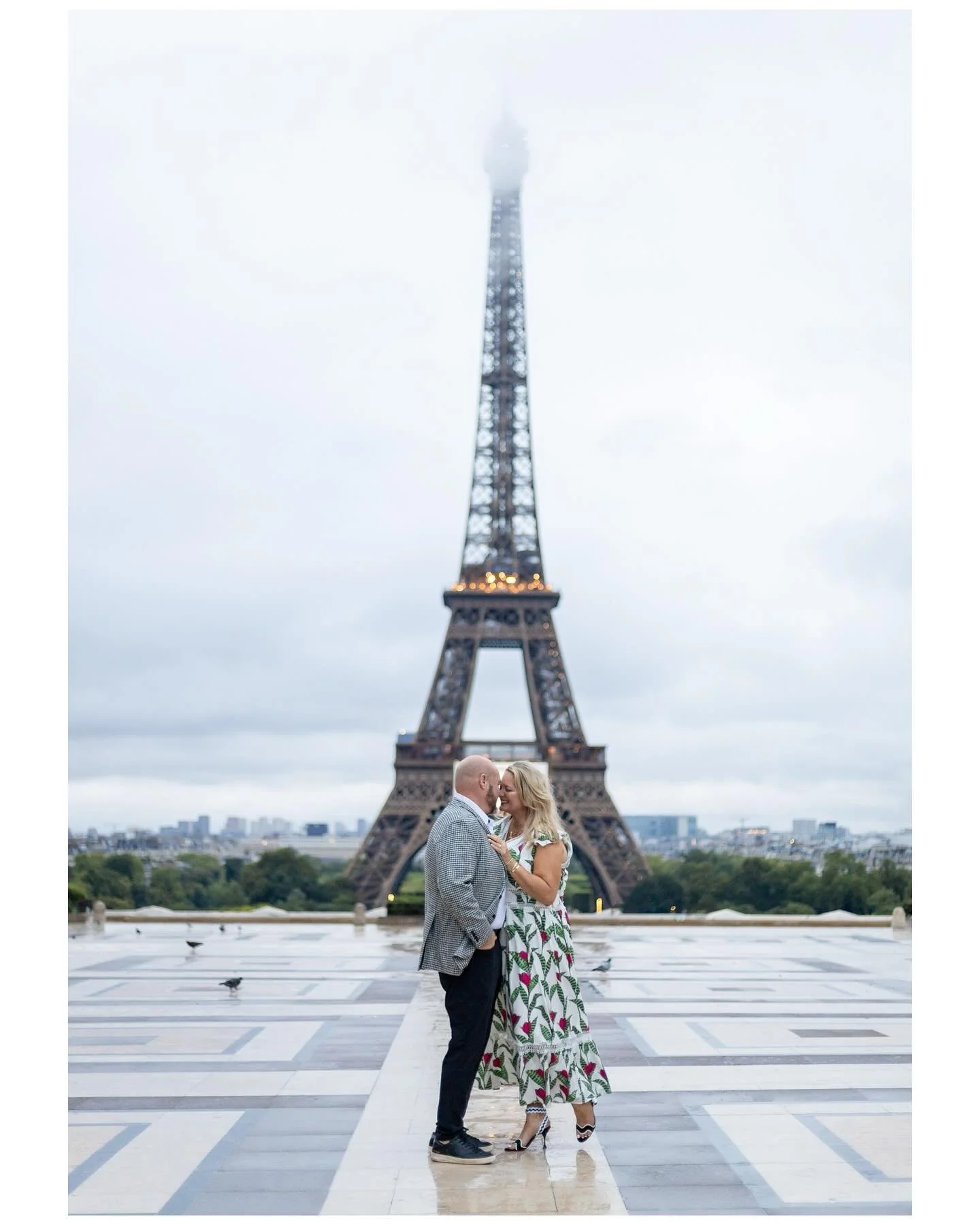 The honor of my life is being your wife! Oh how I thank God for blessing us with 35 years and asking Him to please bless us with many more.  Getting up extra early, in the rain, to take pictures together in front of the Eiffel Tower, is the cherry on