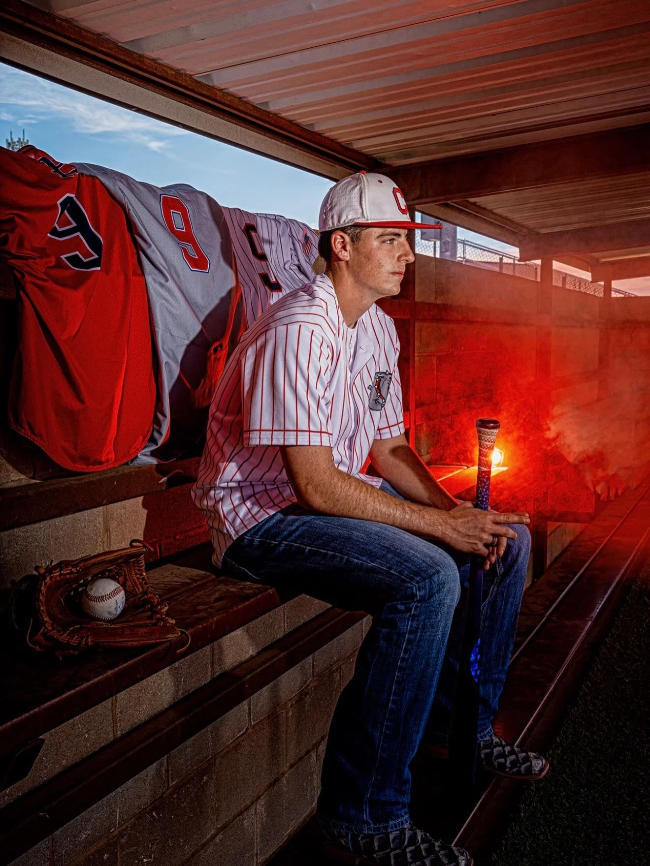 A few more sneak peeks from Colby&rsquo;s Senior Session. (Class of &lsquo;26, we have one date left! message us for details. Class of &lsquo;27, your dates to book are live. Link in bio). 
.
.
.
#baseballsession #seniorguysstyle #shineon