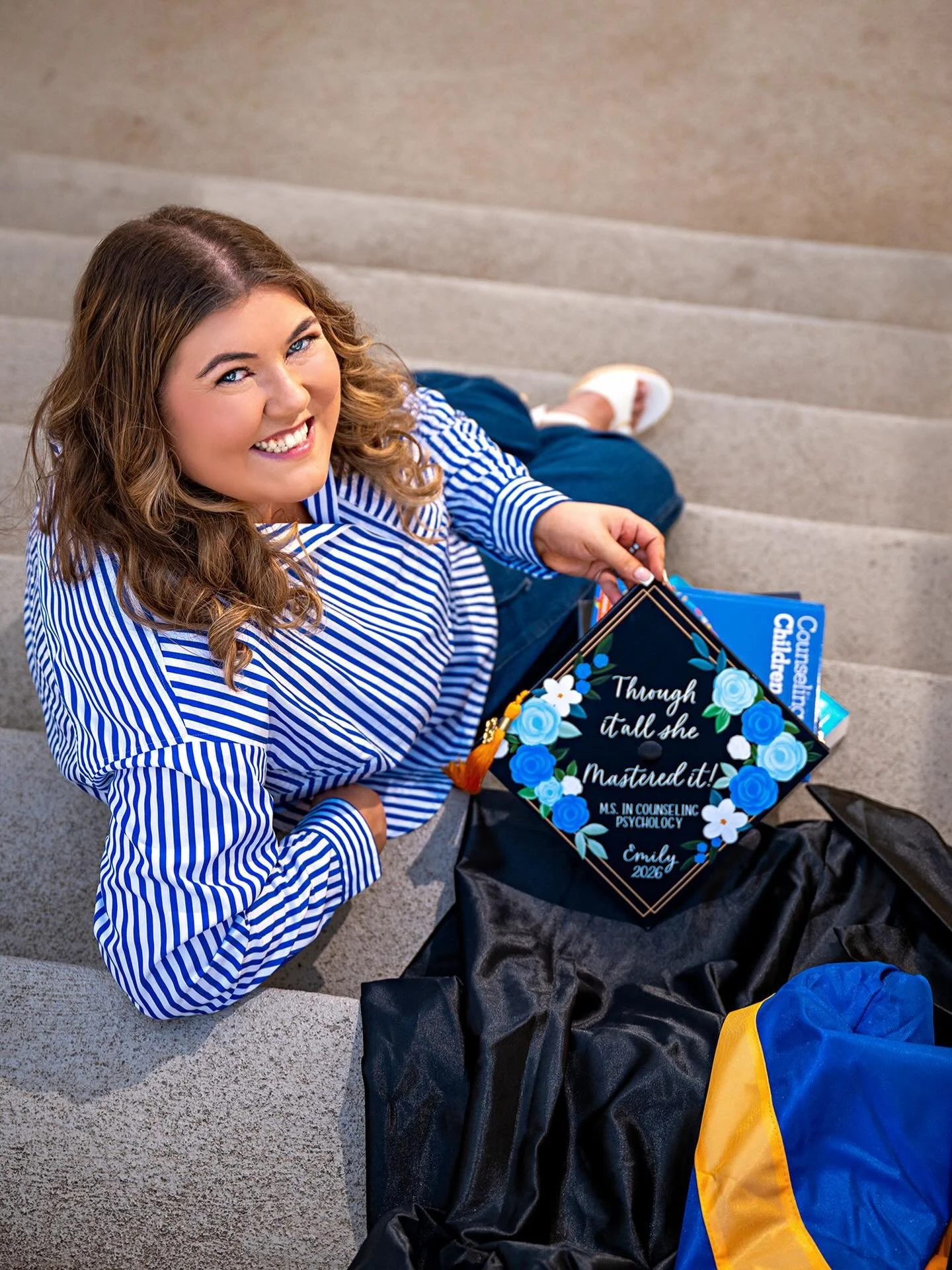 &ldquo;Through it all, she Mastered it!&rdquo; Yes!! From Emily&rsquo;s session in Angelo this weekend.  #mastersdegree #classof2026 #shineon