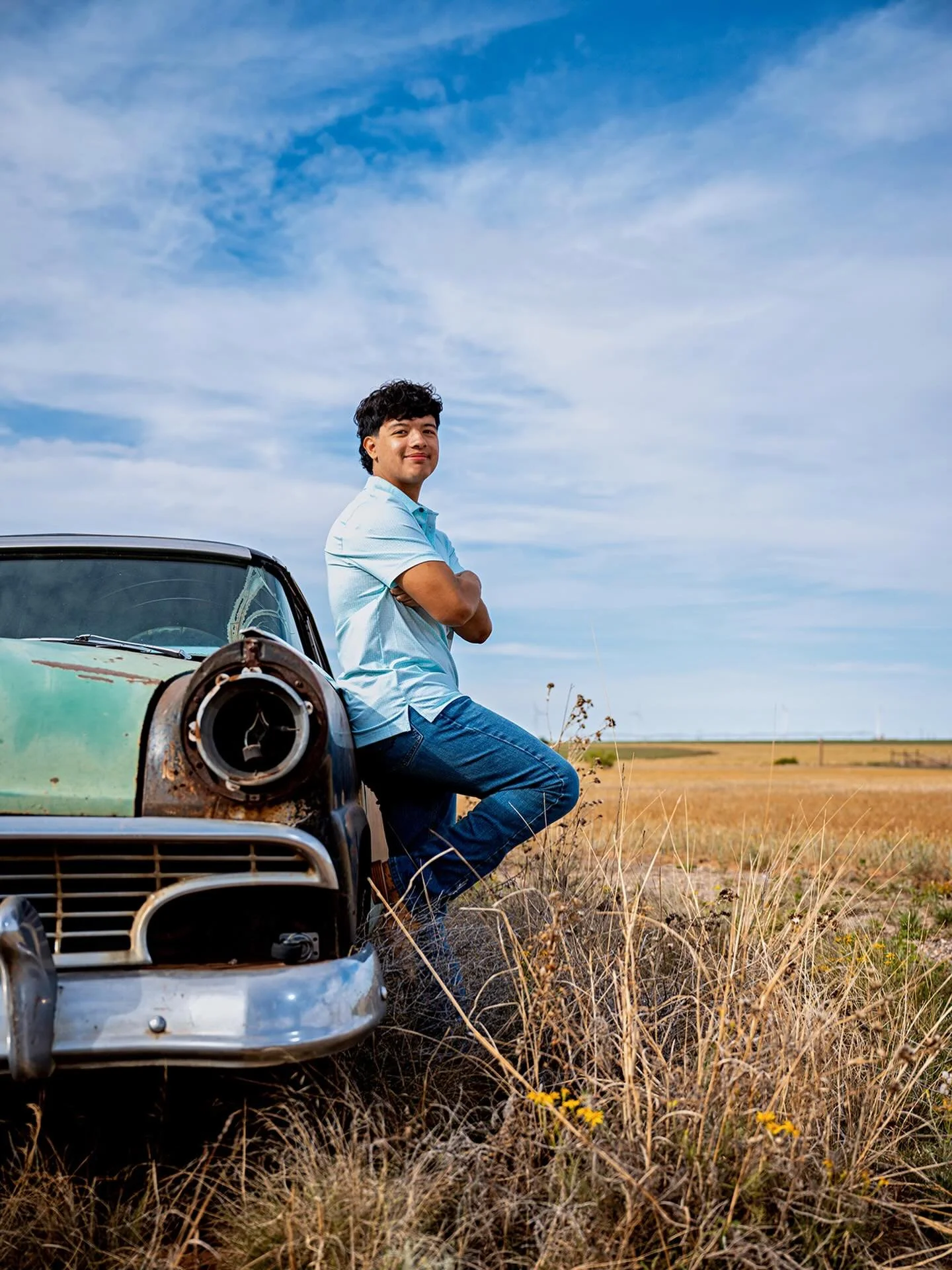 From last night&rsquo;s Class of 2026 Senior Session with Gavin. (Class of 2027, our dates are booking quickly. Have you grabbed your date? Booking Link in our Bio)..
.
.
.#seniorguystyle #classof2026 #fordfairlane #shineon