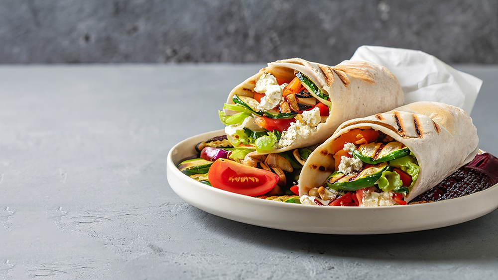 Healthy sandwich wraps