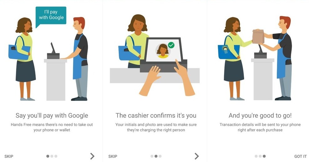 Google wants diners to pay for their restaurant meals without ever taking their wallets and phones out of their pockets.