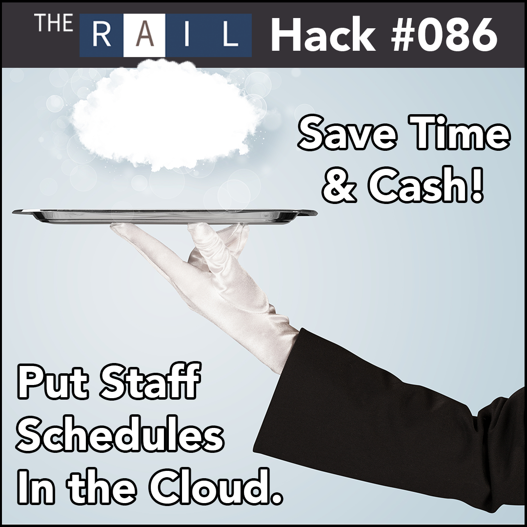 Restaurant staff tip: Use online scheduling in the cloud to save time & money on restaurant staff scheduling.