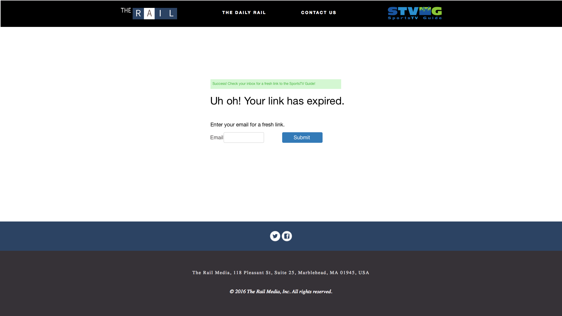 Valid Email Submitted