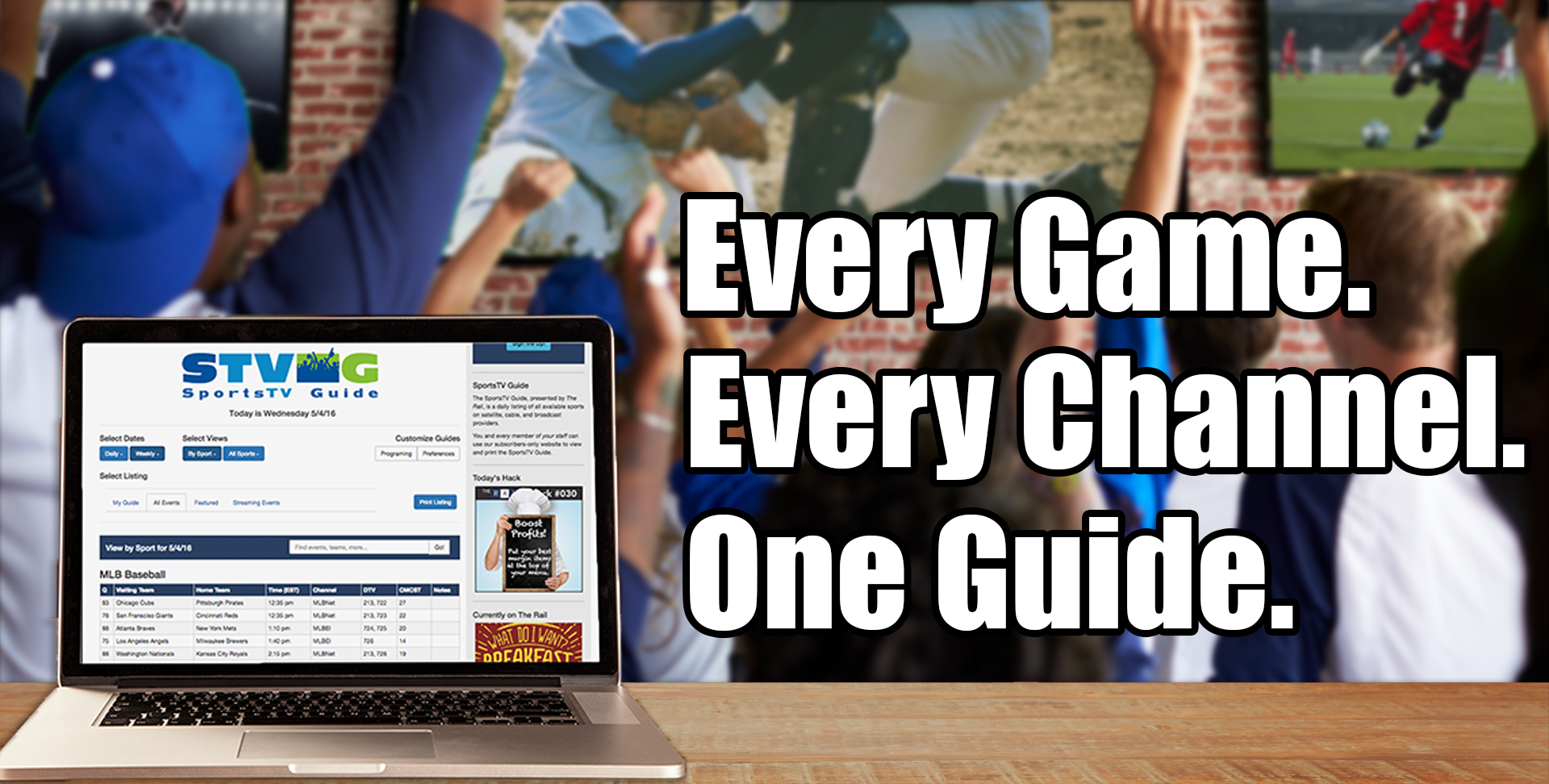 Start Your Free Trial of the SportsTV Guide! — The Rail