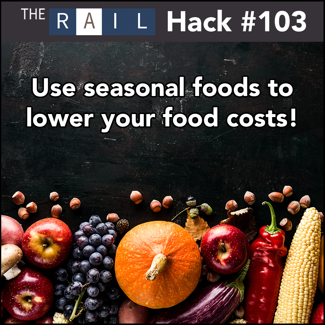 Restaurant financial tip: Buy food seasonally to keep costs down.