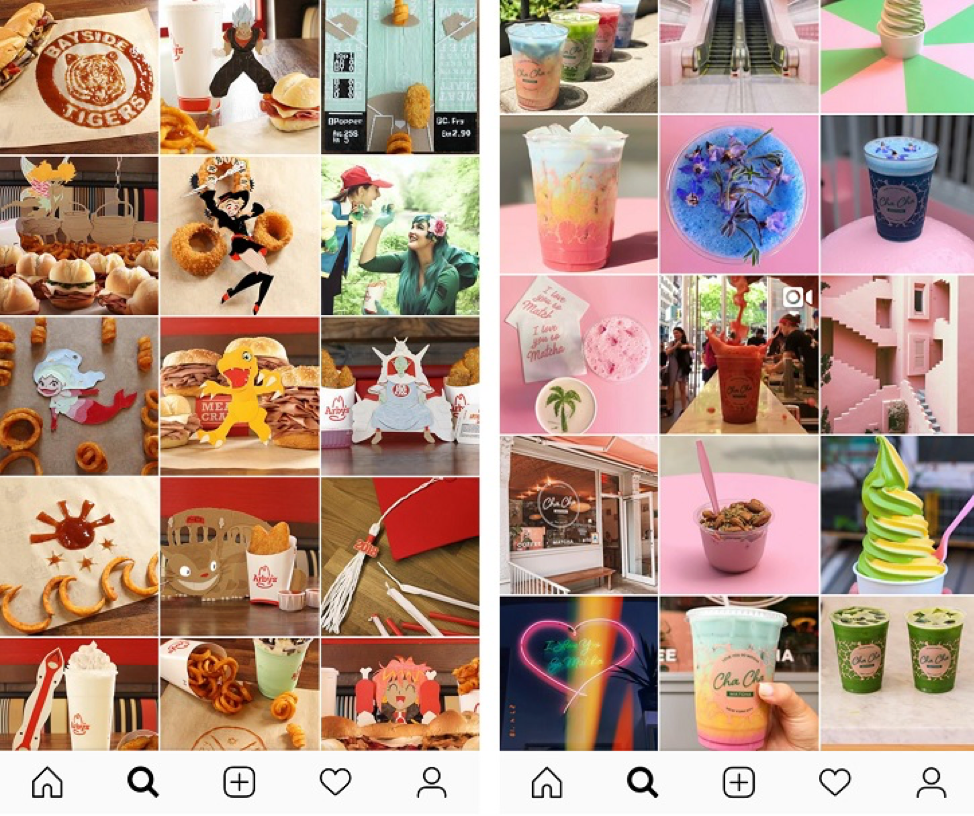 Restaurant Instagram Tip: Don’t forget your brand when creating social media images.