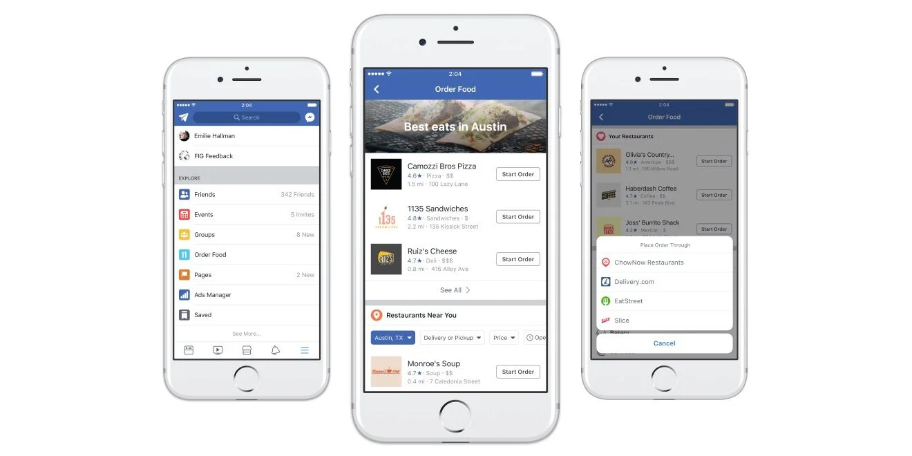 Restaurants with strong Facebook followers should use the Facebook Order feature to boost delivery sales.