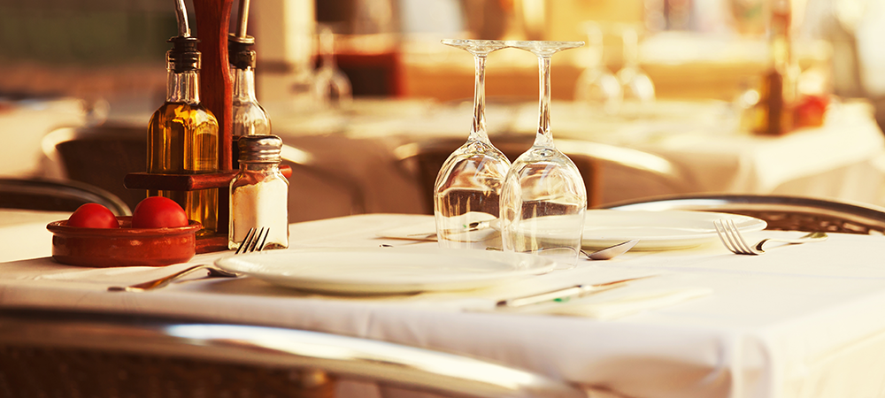 Keep restaurant tables flat and even.
