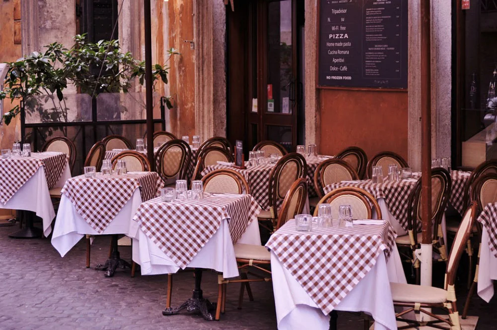 Restaurant patio outdoor seating