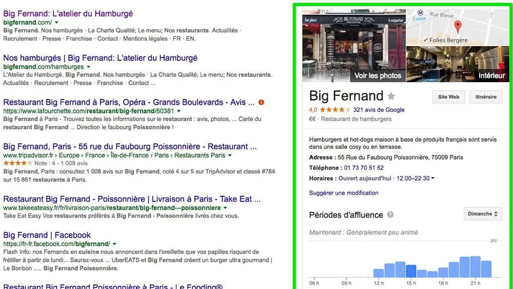 Restaurants should create a Google My Business account.