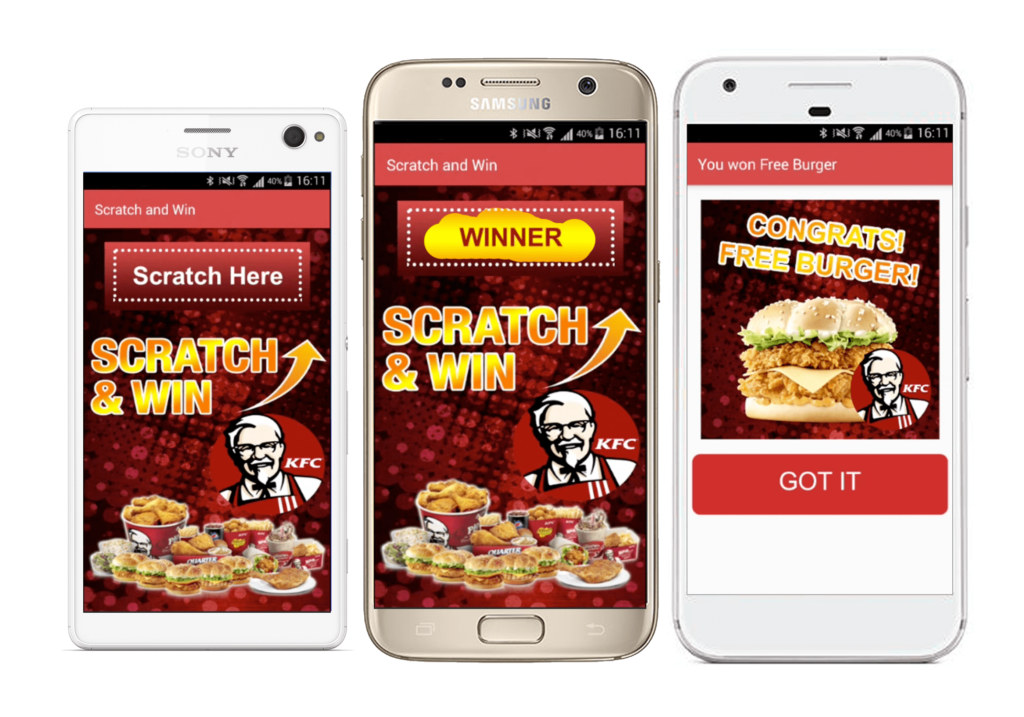 QR codes can also help restaurant’s gamify their sales to guests.