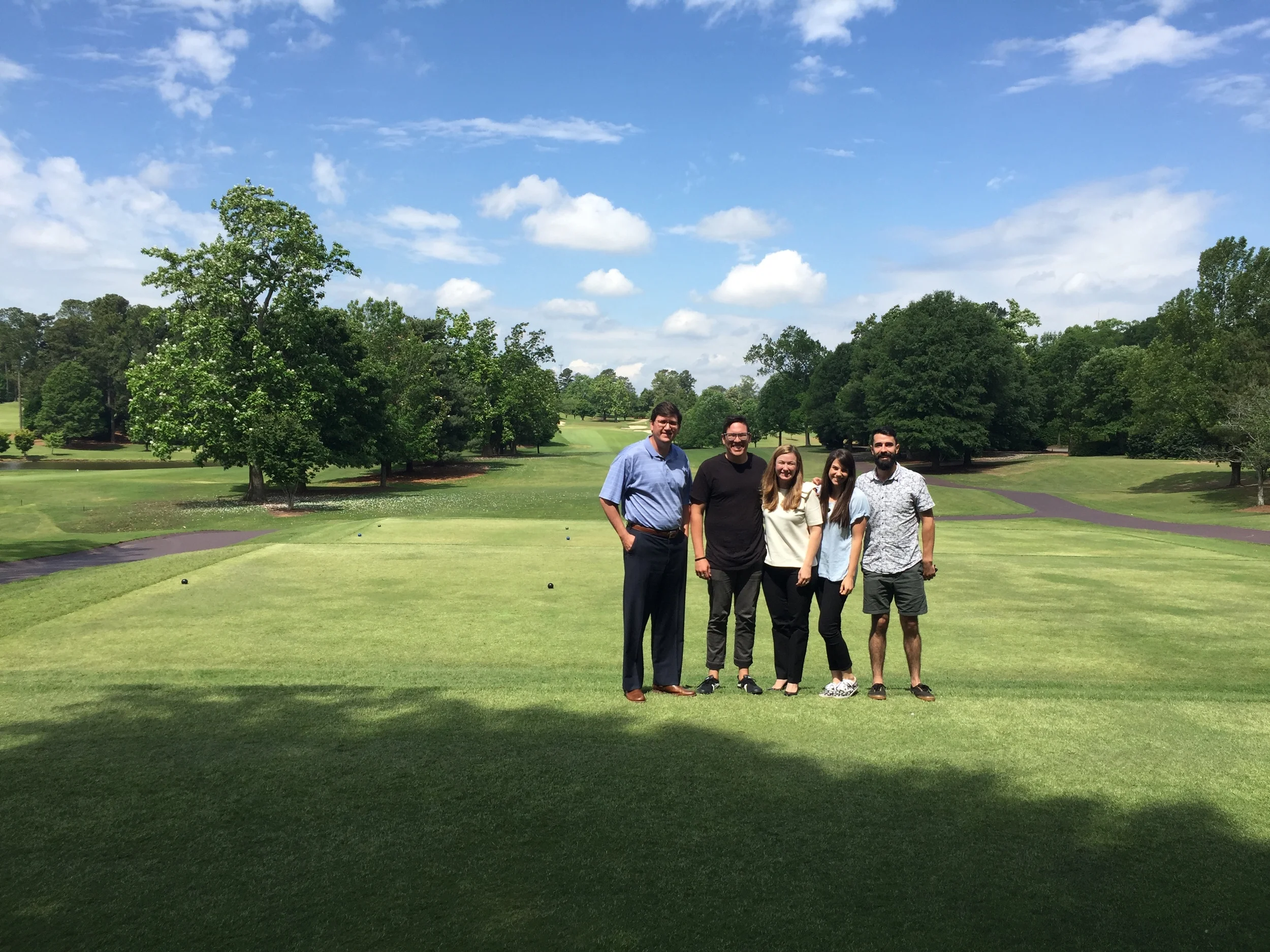 J.Rich Atlanta team at the East Lake Golf Course!