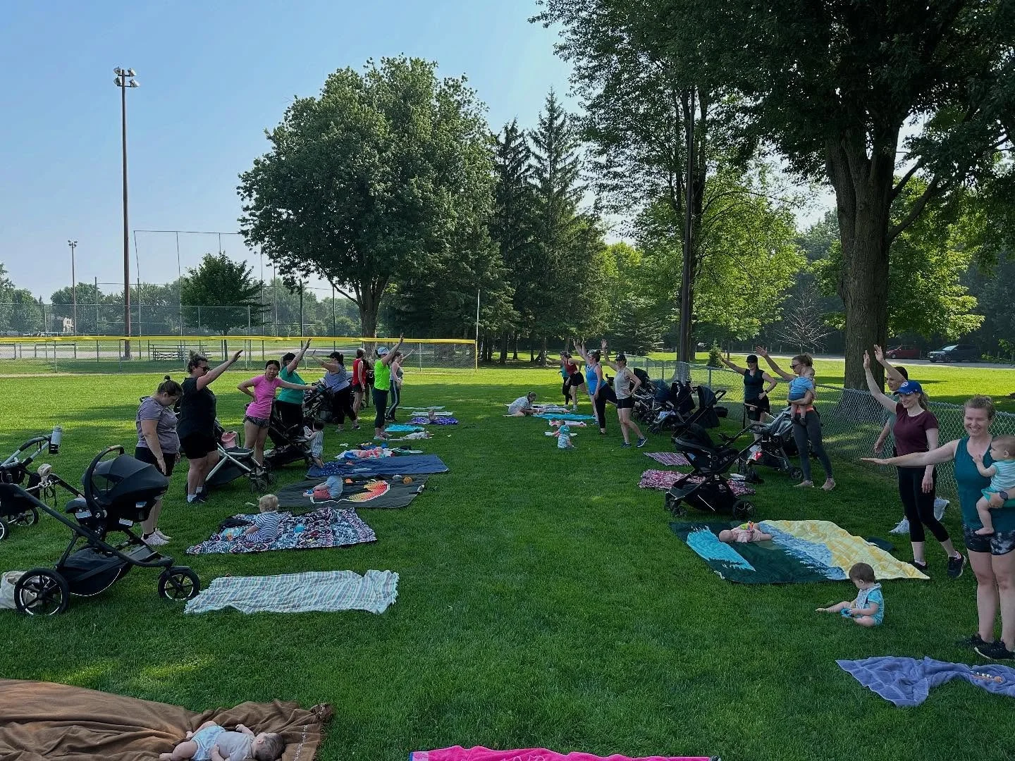It&rsquo;s been quite a season for stroller classes this year! Today was about as perfect a summer morning for working out as we could ever ask for!!

We&rsquo;ve had some rain (Hog&rsquo;s Back Mamas, IYKYK!), some very hot days, a bit of smoke (can