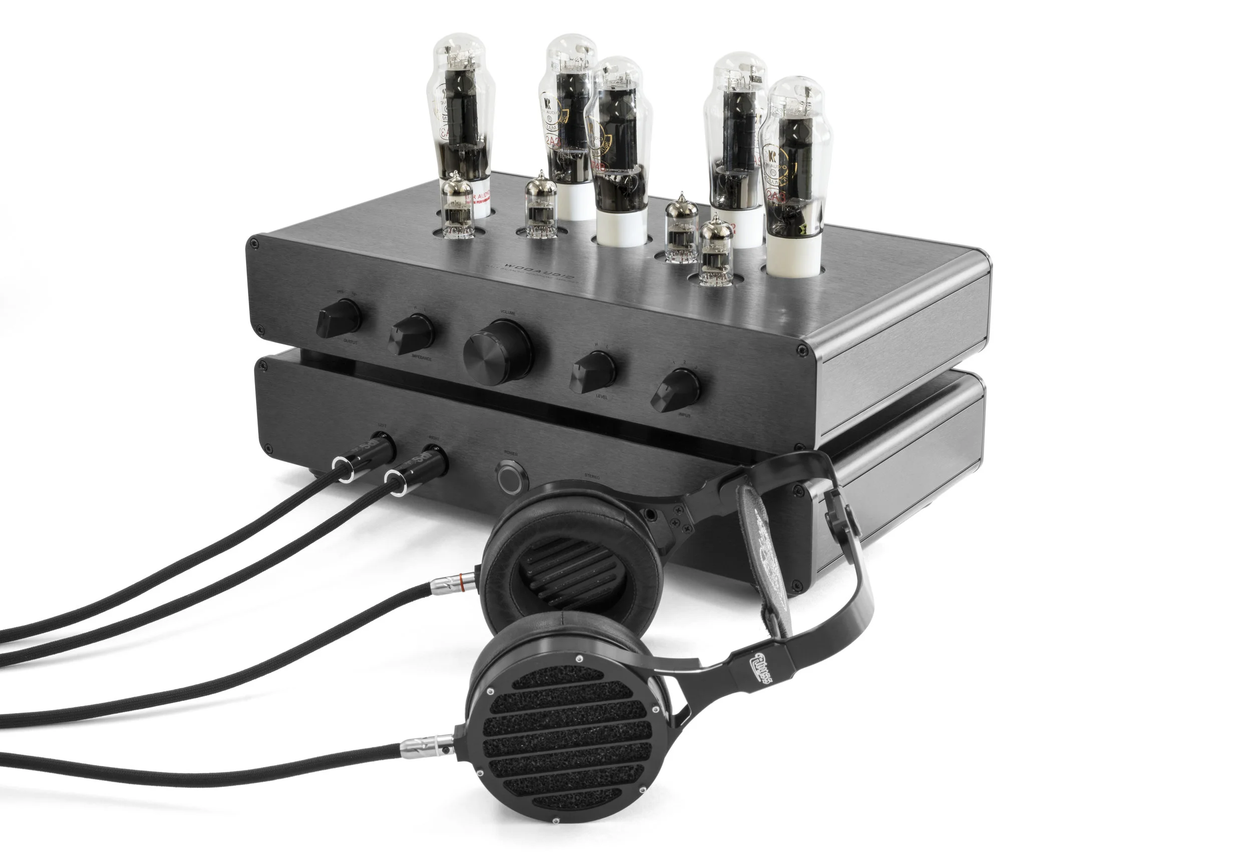 WA33 with upgrade tubes shown. Abyss AB-1266 headphones sold seperately.