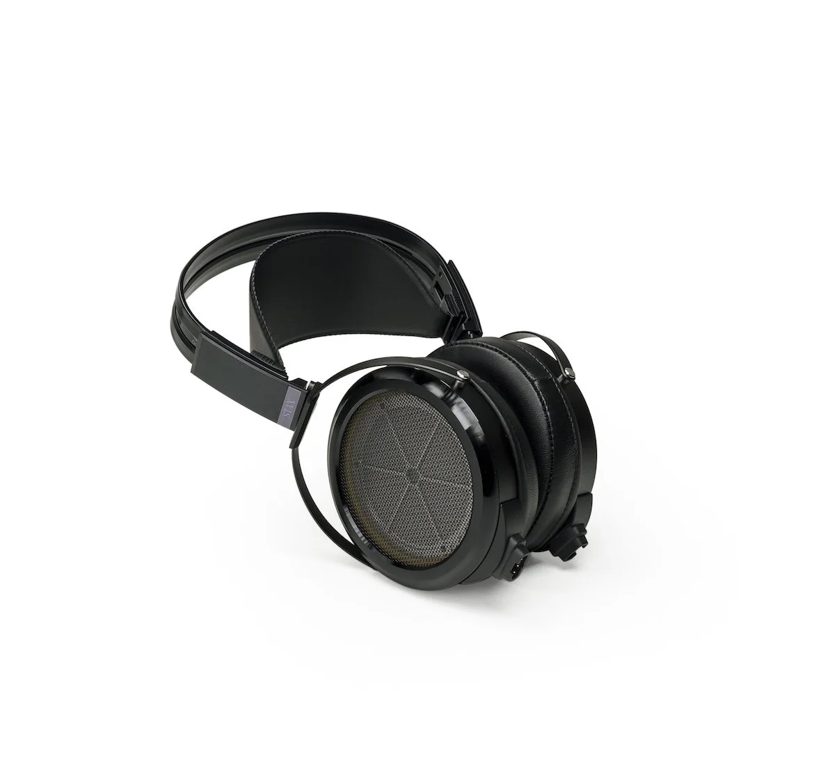STAX SR-009D_electrostatic_headphones_black_angle