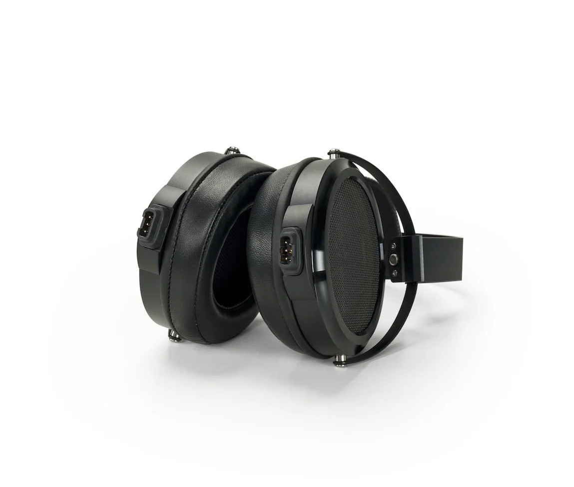 STAX SR-009D_electrostatic_headphones_black_removed_cable_underside