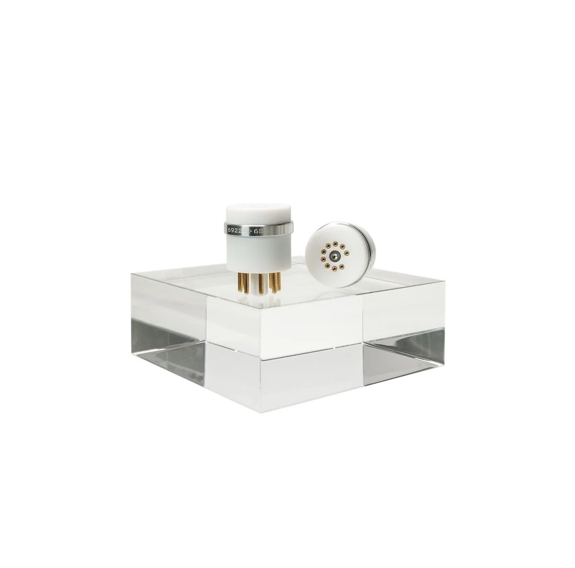 6922 to 6SN7 tubes adapter, custom tube adapter, white color, premium tube adapter