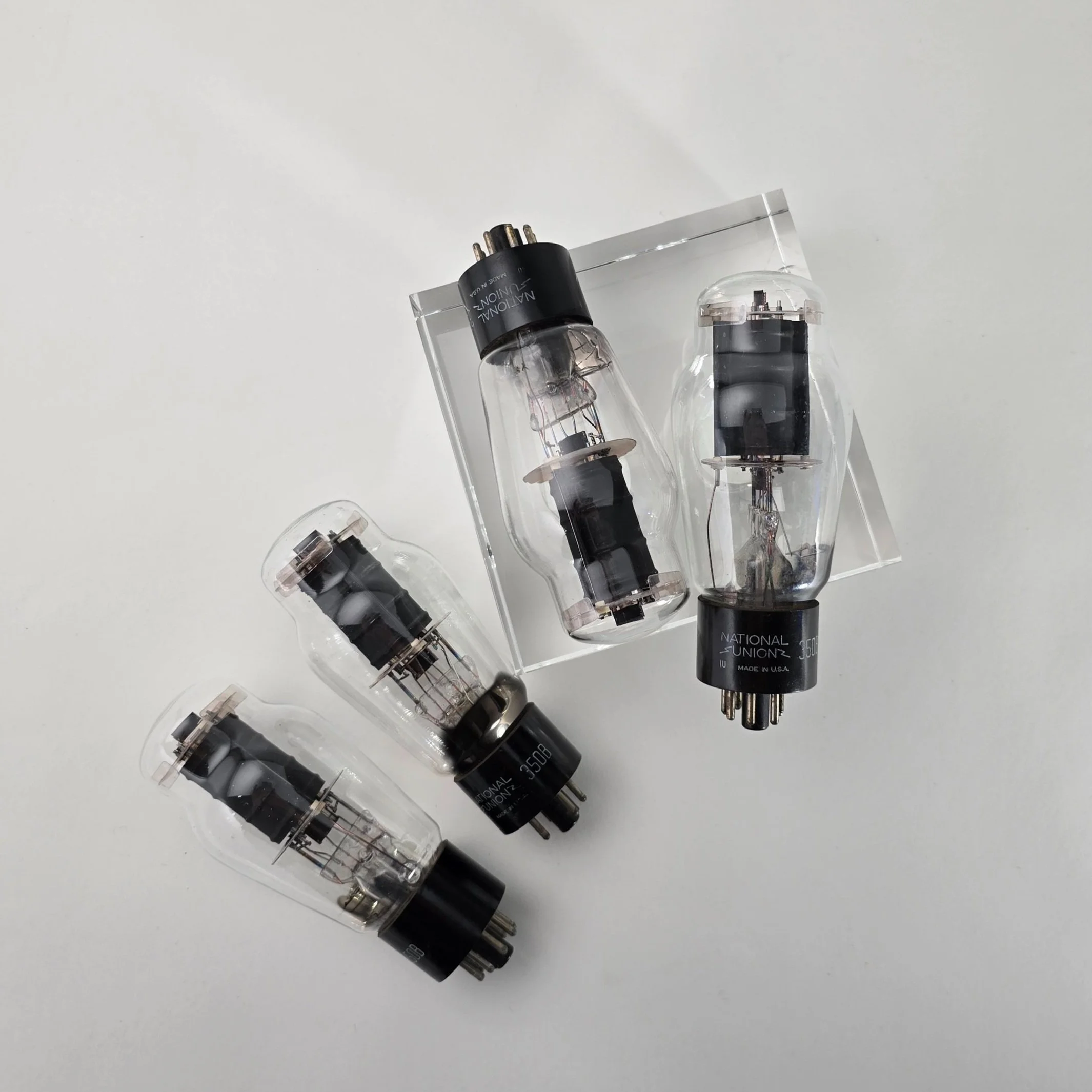 National Union 350B Tube In Matched Quad