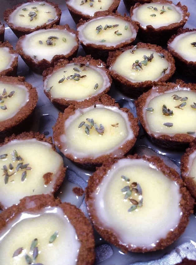 Lavender Lemon Tarts