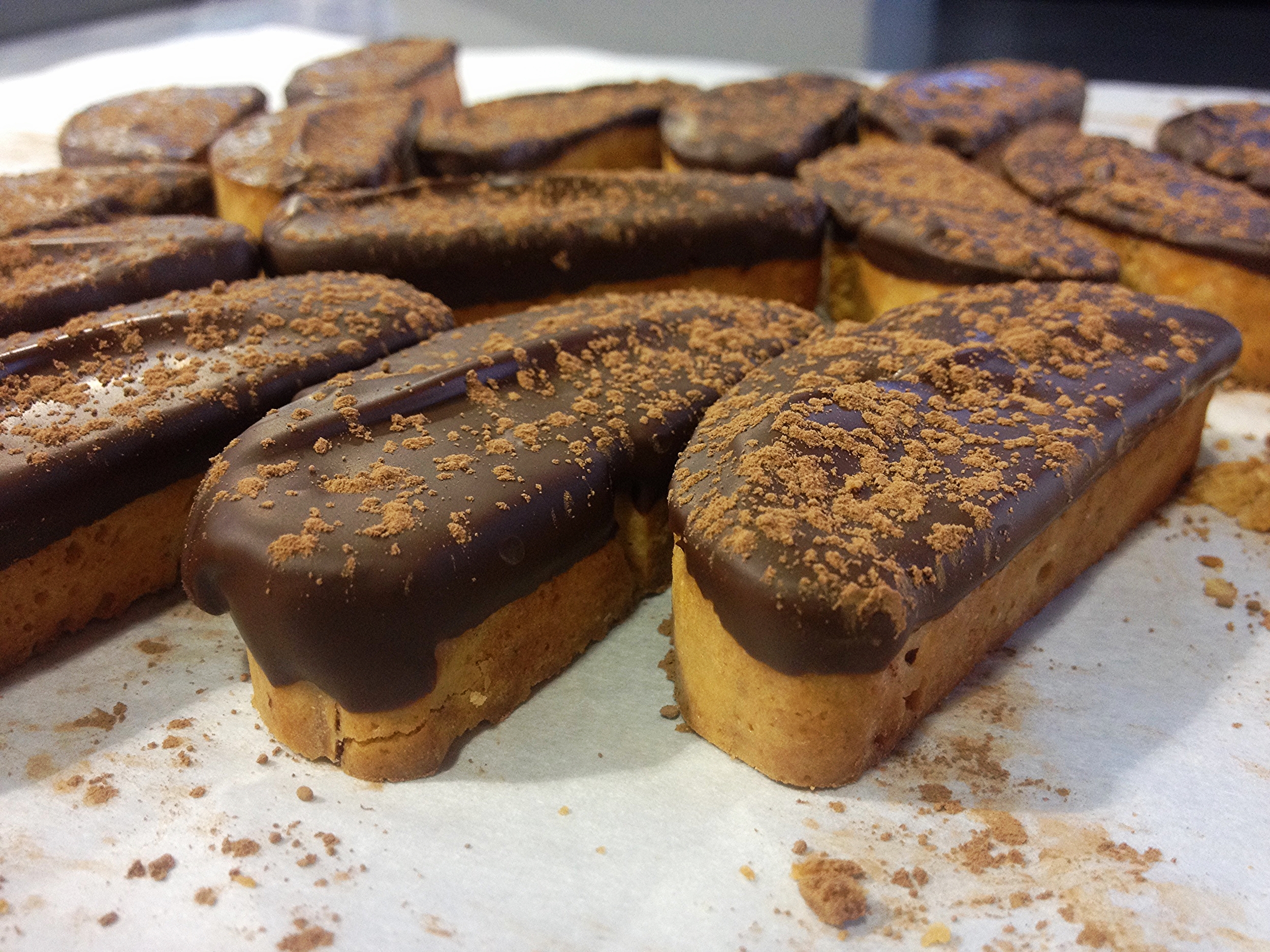 Chocolate Dipped Almond Biscotti