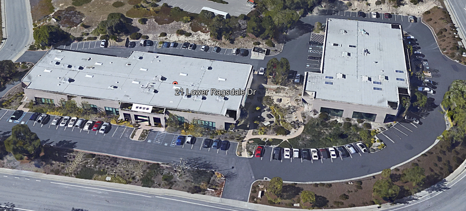 Arial view of 21 Lower Ragsdale Dr. prior to solar install