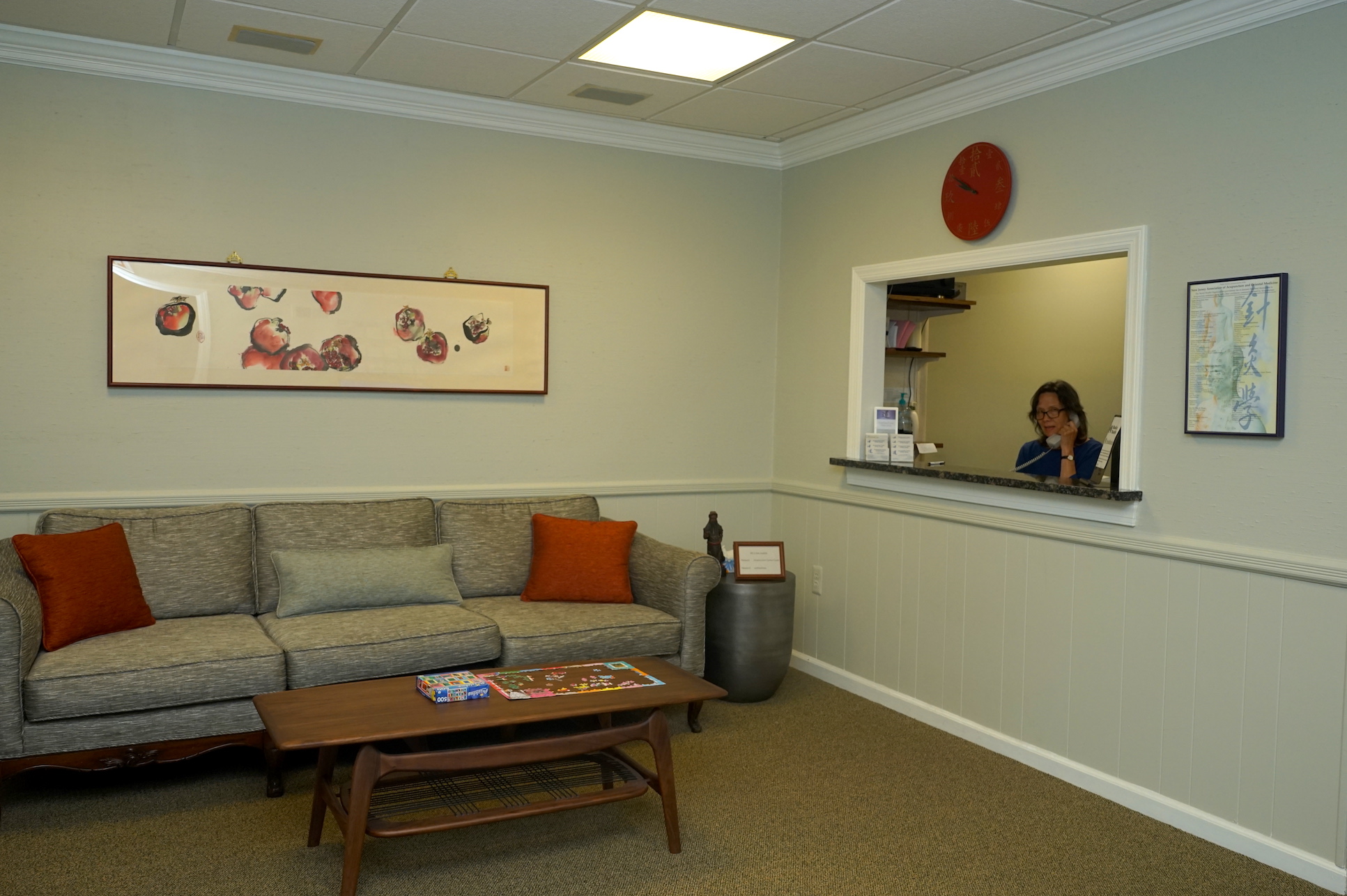 Welcome to our comfortable homestyle waiting room, relaxation start here