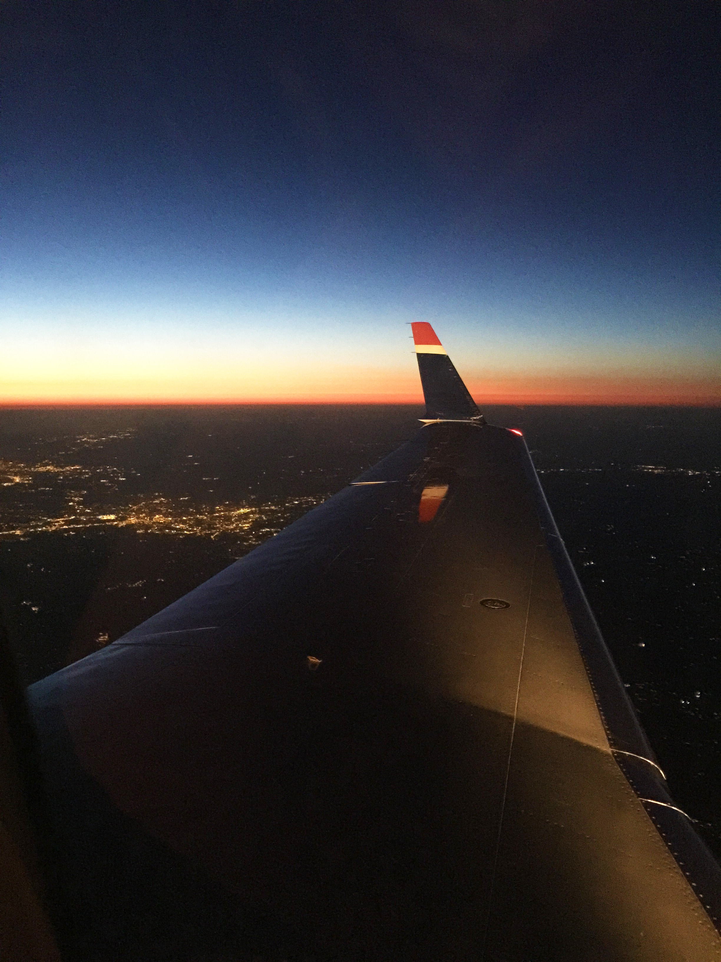 one good thing about early flights! Being able to see Gods wonders as the sun rises up over the clouds