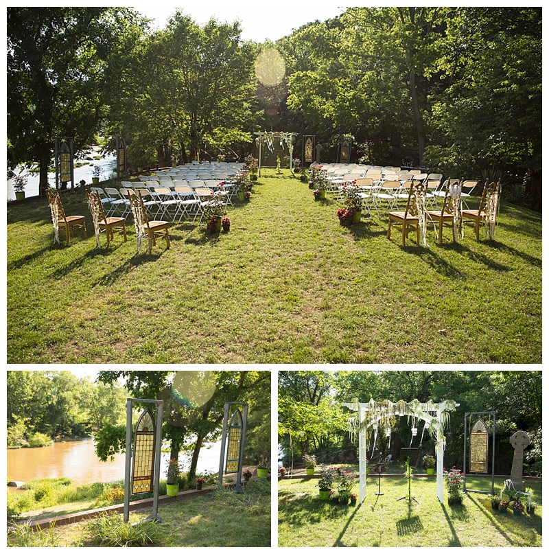 Ceremony location is right out of a fairy tale book!
