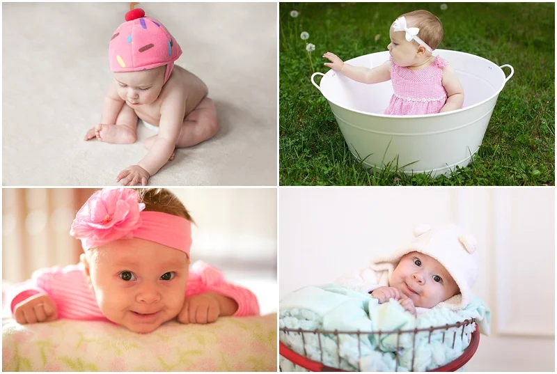 Some of the many props and funny hats/headbands mommy made your model! Your rocked every single one!!