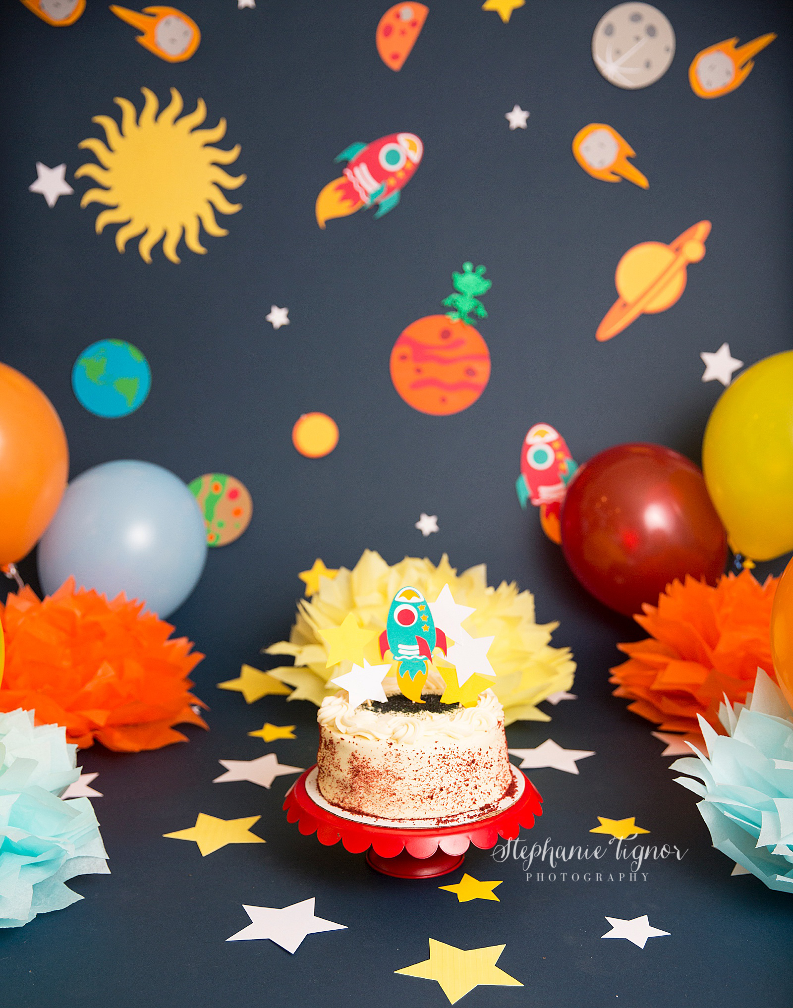 Space Smash Cake