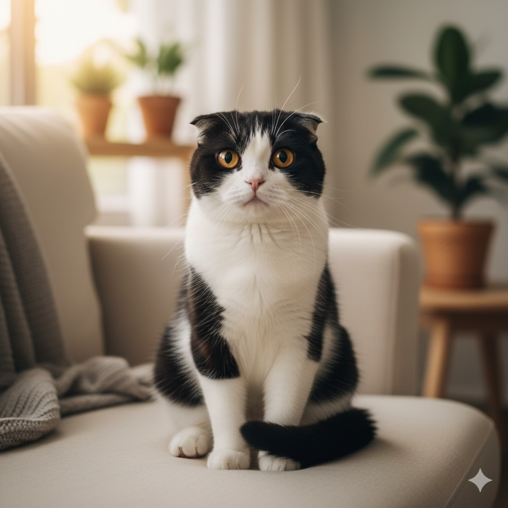 Black and White Scottish Fold.png