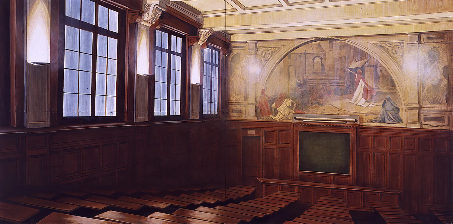 Sorbonne, 1994, 4 x 8 feet, acrylic on panels