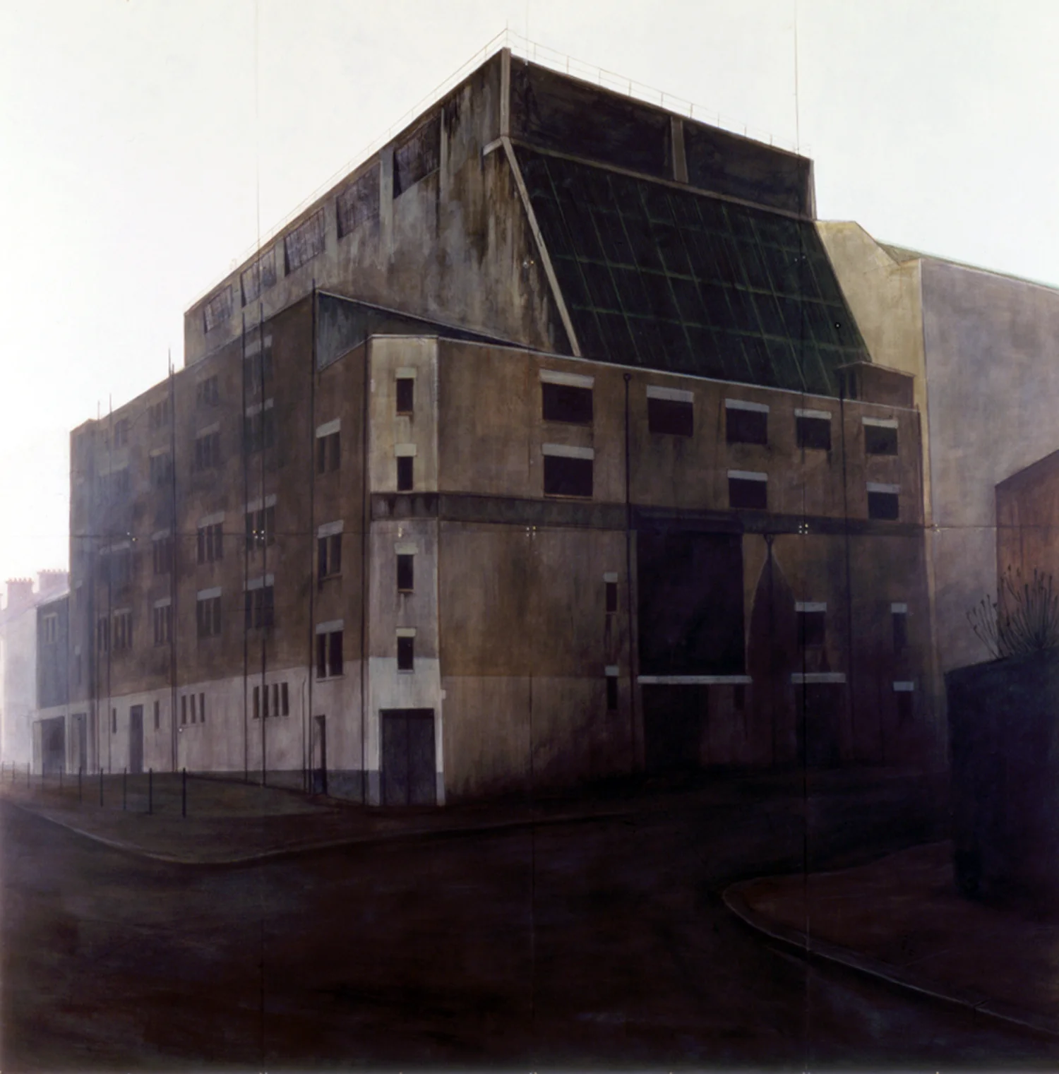 Ministry of Fear, 1989, 8 x 8 feet, acrylic on panels