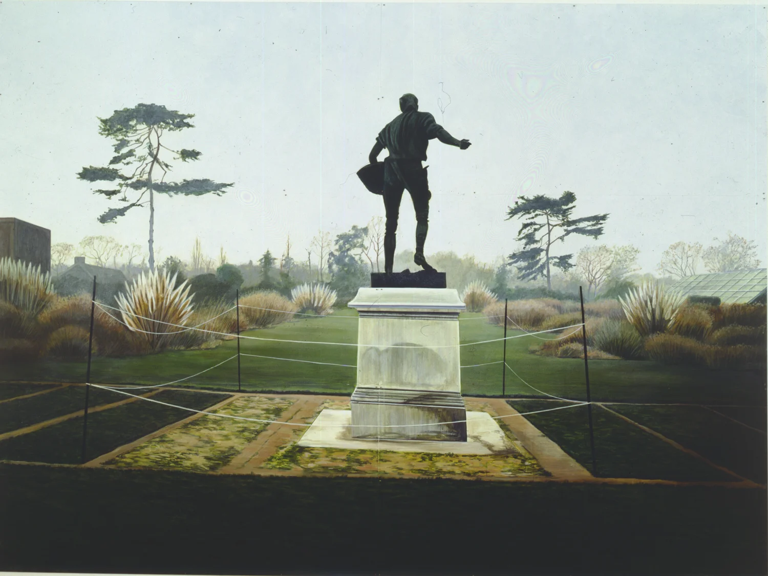 Sower/Kew Gardens, 1991, 6 x 8 feet, acrylic on panels