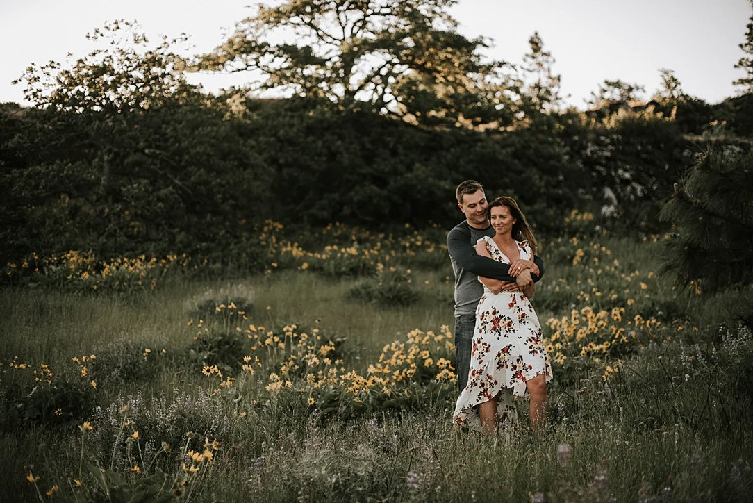 sunrise engagement session rowena crest