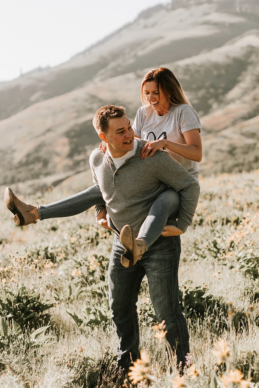 sunrise engagement session rowena crest