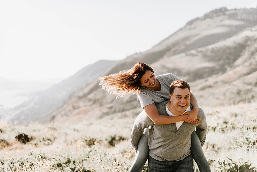 sunrise engagement session rowena crest