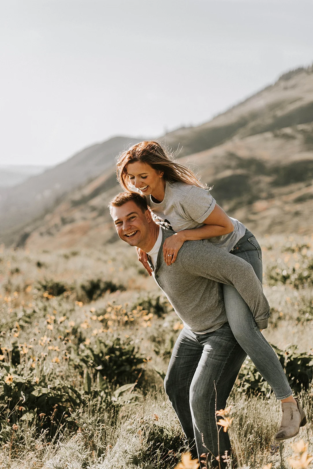 sunrise engagement session rowena crest