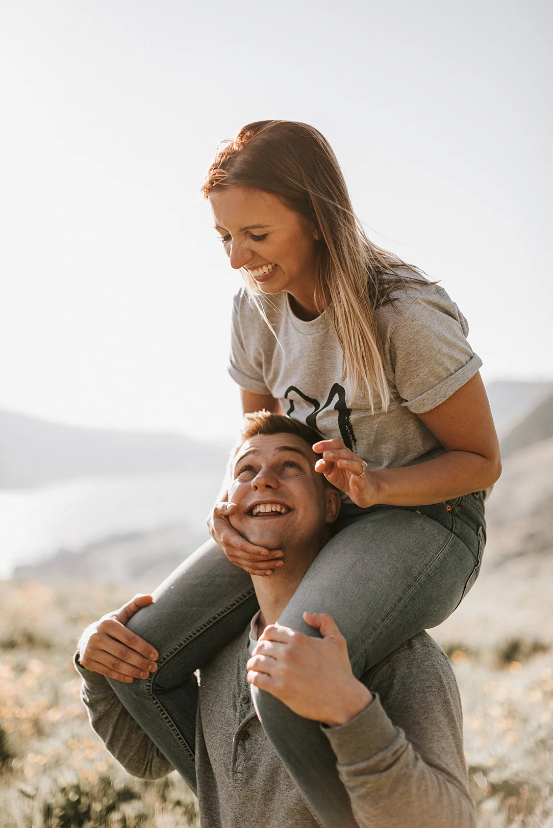 sunrise engagement session rowena crest